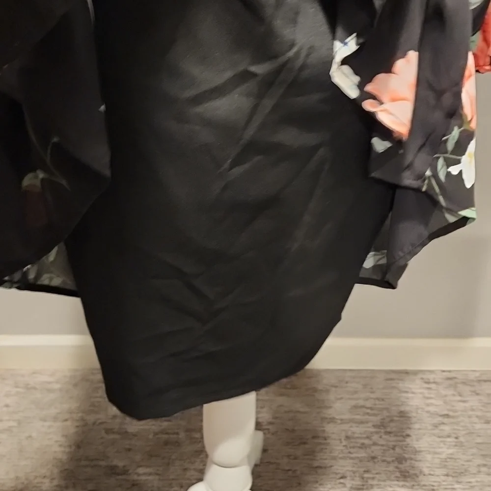 Old Navy floral dress with slip underneath beautiful dress size large - Picture 8 of 10